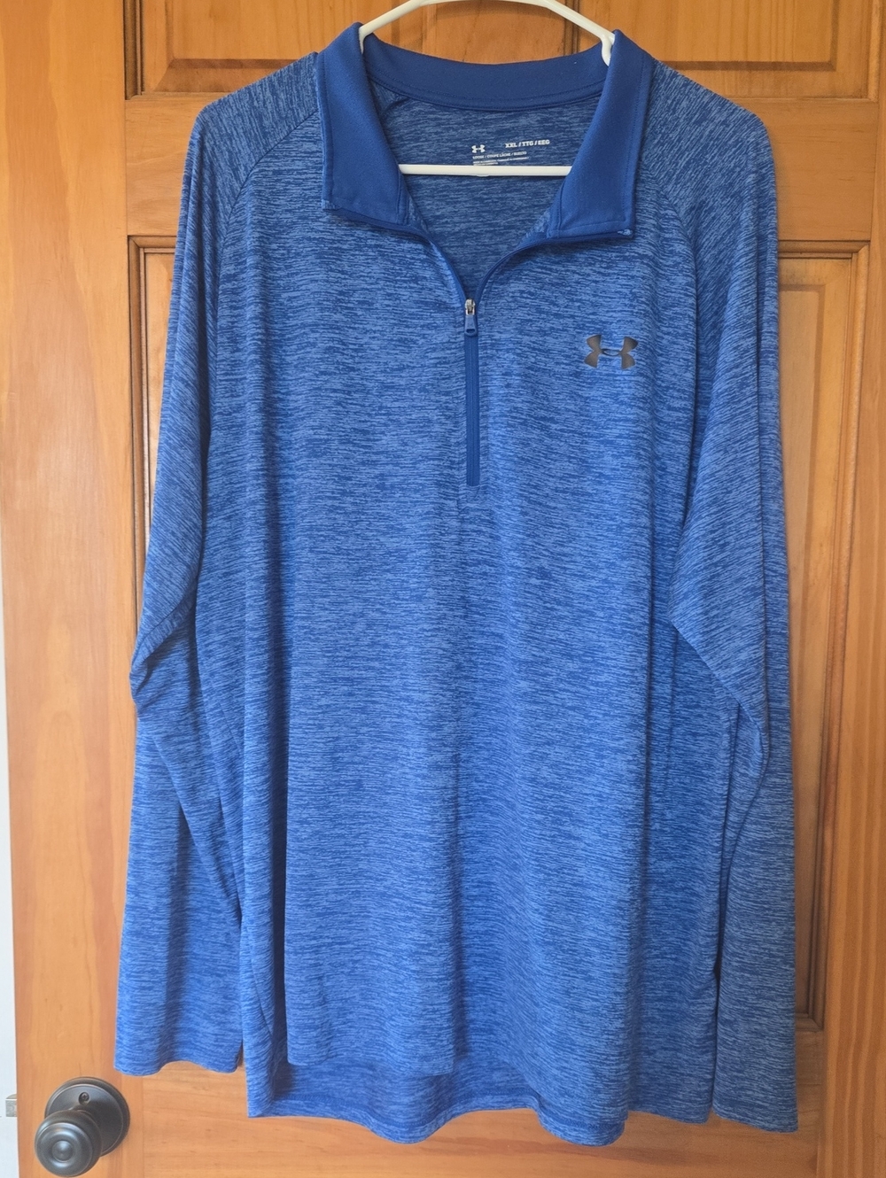 Under Armour Men's Royal Blue Heather Quarter-Zip Pullover